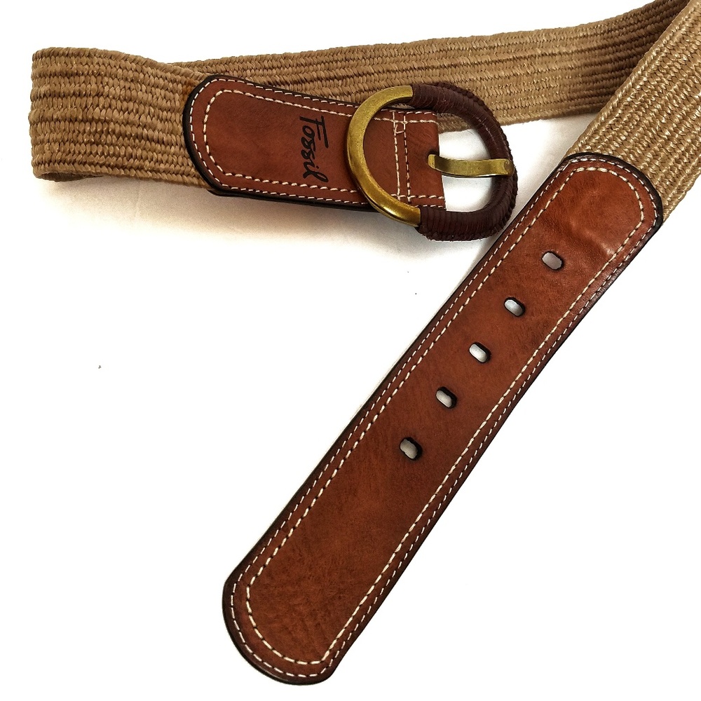 Fossil Genuine Leather Belt Size Medium - image 3